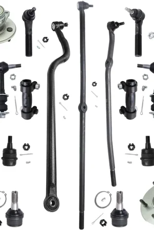 Top Pick 17pc Front Control Arms Wheel Hub and Bearings Ball Joints Suspension Kit