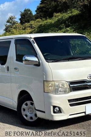 Affordable Used 2010 TOYOTA HIACE VAN/LDF-KDH201V for sale. Find an affordable Used TOYOTA HIACE VAN with No.1 Japanese used car exporter BE FORWARD.