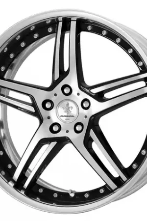 DURANDAL DD5.2 BLACK POLISHED 5x108 18X9.5 +21MM Big Sale