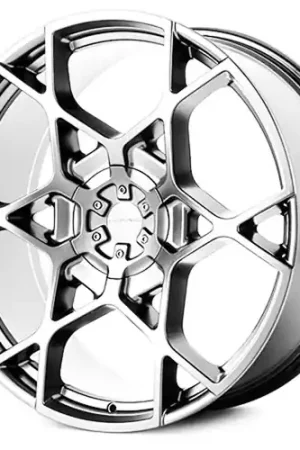 No Minimum Order KMC KM695 CROSSHAIR 6X135/6X139.7 24X9.5 +35 CHROME