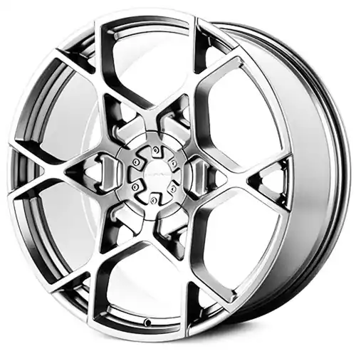 No Minimum Order KMC KM695 CROSSHAIR 6X135/6X139.7 24X9.5 +35 CHROME