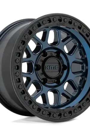 Discount KMC KM549 GRS 8X180 17X8.5 +0 MIDNIGHT BLUE WITH GLOSS BLACK LIP