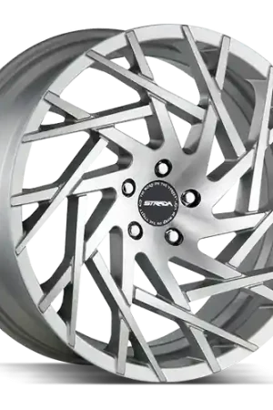 Strada Nido 6x139.7 24x9.5 +24 Brushed Face Silver Hot Deal