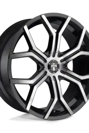 One Day Deal DUB 1PC S209 ROYALTY BLANK 22X9.5 +30 GLOSS MACHINED DOUBLE DARK TINT