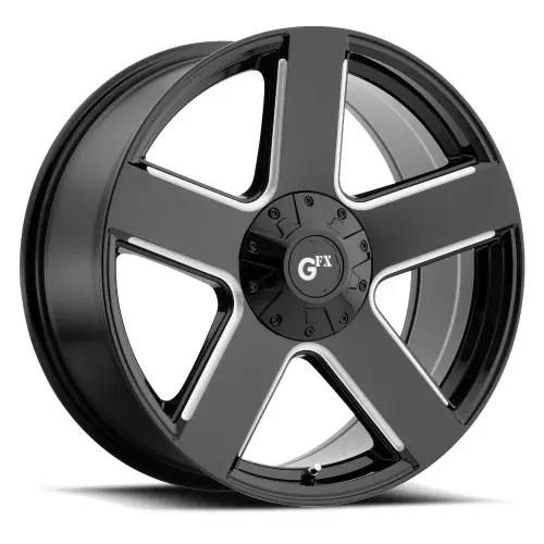 G-FX TR52 6x127/6x135 18x8.5+30 Gloss Black Milled Next Day Delivery