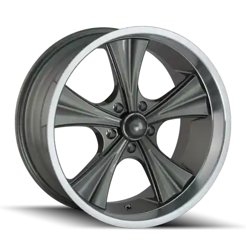 Ridler Type 651 5x127 18x8+0 Grey/Machined Lip Handmade