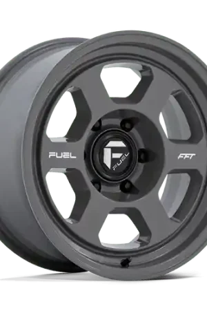 Fuel 1PC FC860 HYPE 5X127 18x8.5 -10 BATTLESHIP GRAY Final Sale