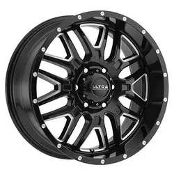 Ultra 203BM Hunter 5x127 17x9 +10 Gloss Black w/ Milled Accents Secure Checkout