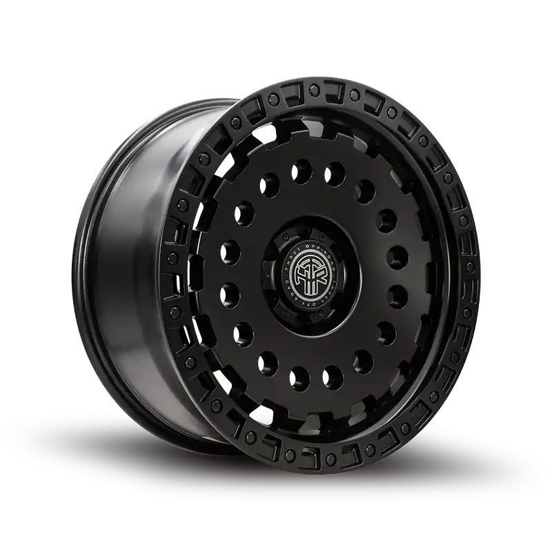 Thret Offroad Firewall 702 Wheel 18x9 5x127 Satin Black -12mm - FREE T-SHIRT INCLUDED! Direct From Manufacturer