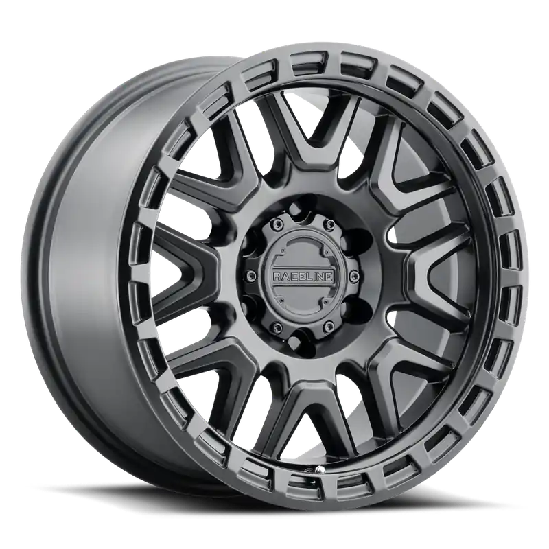 Free Delivery Raceline 953B Krank Wheel 16x8 5x139.7 Satin Black 0mm - FREE T-SHIRT INCLUDED!