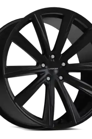 Budget Vision Street-Designs 471 Splinter 5x112 20x9+32 Satin Black