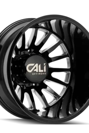 Time-Limited Cali Off-Road Summit Dually Wheel 20x8.25 8x165.1 Gloss Black Milled -192mm