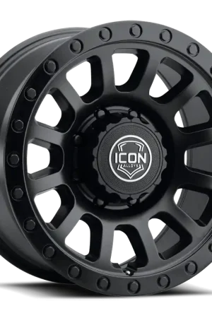 Exclusive Offer Icon Alloys Hulse Wheel 18x9 8x165.1 Black 12mm 8018908055DB - FREE T-SHIRT INCLUDED!