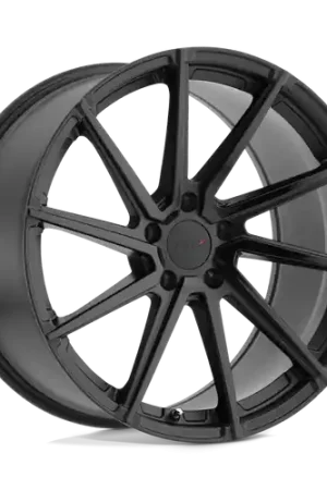 TSW WATKINS 5X114.3 19X10 +25 DOUBLE BLACK - MATTE BLACK W/ GLOSS BLACK FACE Secure Checkout