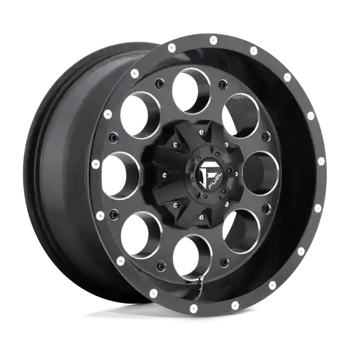 Flash Sale Fuel 1PC D525 REVOLVER 6X135/6X139.7 20X9 +1 MATTE BLACK MILLED