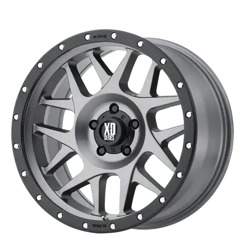 Exclusive XD XD127 BULLY 6X139.7 20X9 +0 MATTE GRAY BLACK RING