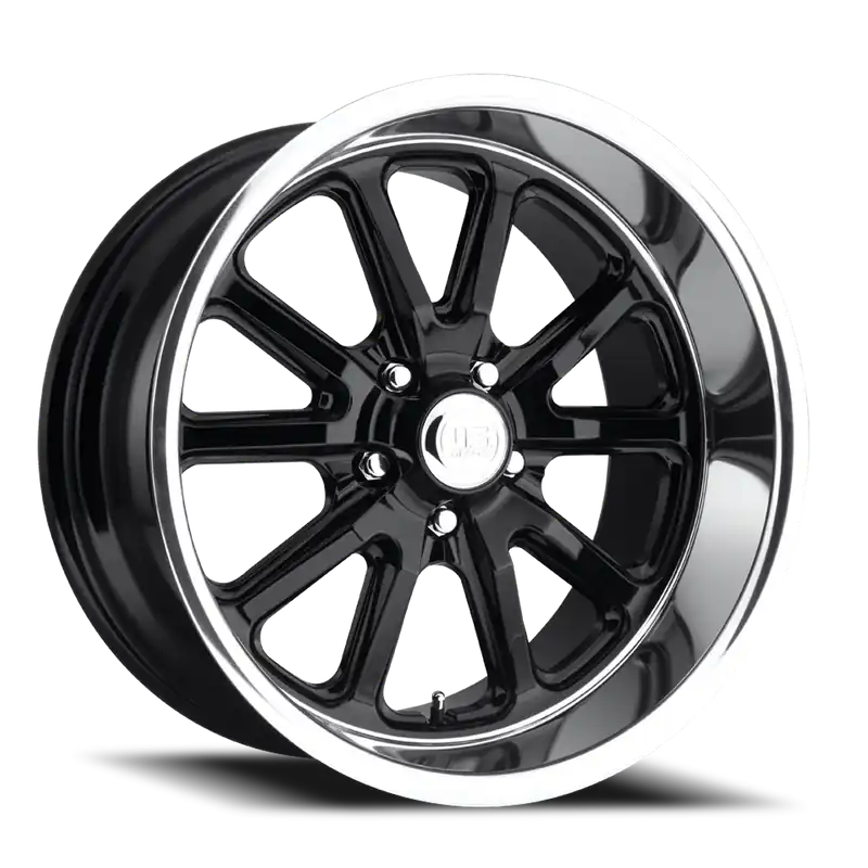 Us Mags U121 Rambler Wheel 18x8 5x114.3 Gloss Black 1mm - FREE T-SHIRT INCLUDED! Express Delivery