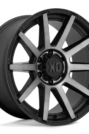 Express Delivery XD XD847 OUTBREAK 8X165.1 18X9 +0 SATIN BLACK WITH GRAY TINT