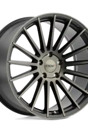 Low Price TSW LUCO 5X114.3 18X8.5 +30 MATTE BLACK W/ MACHINE FACE & DARK TINT