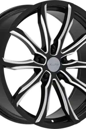 ELURE 51 5X114.3 22x8 +38 BLACK AND MILLED Final Sale