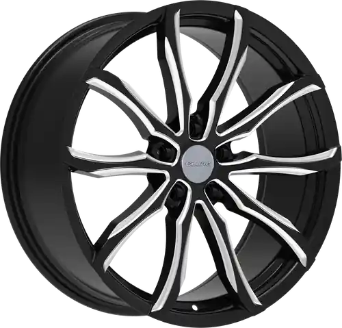 ELURE 51 5X114.3 22x8 +38 BLACK AND MILLED Final Sale