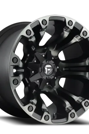 Fuel D851 Vapor Wheel 18x9 6x135 & 6x139.7 Matte Black Machined With Gray Tint 19mm - FREE T-SHIRT INCLUDED! Holiday Sale