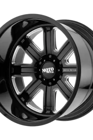 Don’t Miss Out Moto Metal MO402 5X127 20X14 -76 GLOSS BLACK MILLED