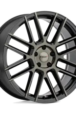 TSW MOSPORT 5X120 22X10.5 +35 MATTE BLACK W/ MACHINE FACE & DARK TINT Big Sale