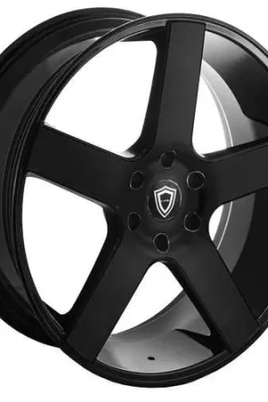 Trusted Brand Capri Luxury C5288B Wheel 22x9.5 5x115 Satin Black 15mm - FREE T-SHIRT INCLUDED!
