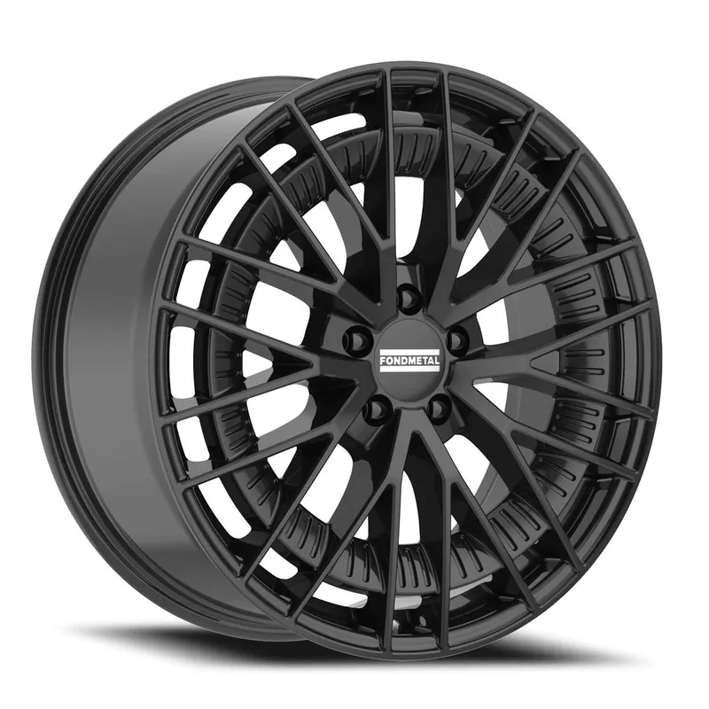Fresh Stock Fondmetal Kari Wheel 20x9.5 5x112 Gloss Black 22mm - FREE T-SHIRT INCLUDED!