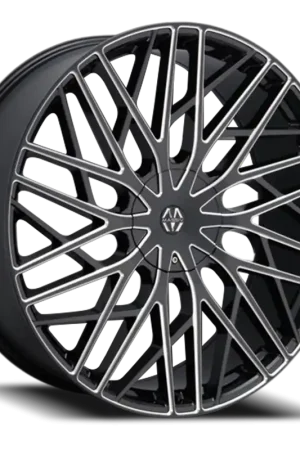 Today Only Massiv 925 Wheel 22x9 5x110 & 5x114.3 Black And Milled 40mm - FREE T-SHIRT INCLUDED!