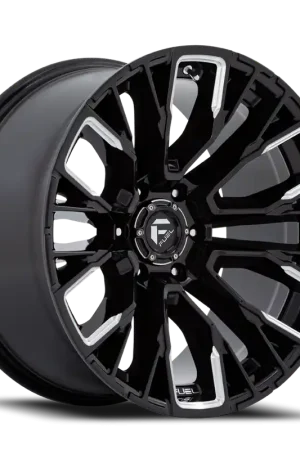 Fuel D849 Rebar Wheel 17x9 6x139.7 Gloss Black Milled -12mm - FREE T-SHIRT INCLUDED! New Release