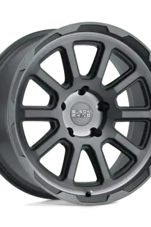 Black Rhino CHASE 5X114.3 17X8 +10 BRUSHED GUNMETAL Direct From Factory