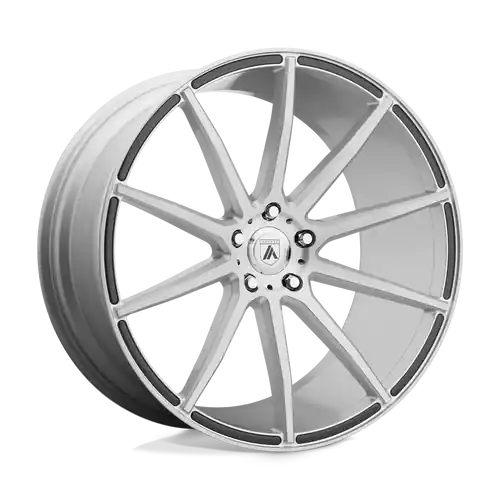 Asanti Black ABL-20 ARIES BLANK 20X10 +25 BRUSHED SILVER Direct From Factory