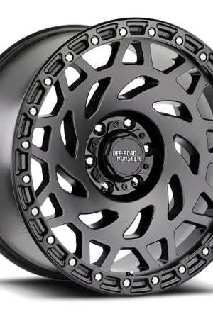 Off Road Monster M50 M50 Wheel 17x9 6x135 Gloss Black w/ Black Ring 0mm - FREE T-SHIRT INCLUDED! Price Drop