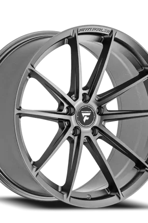Fittipaldi Fs362G Wheel 20x10 5x115 Gloss Graphite 18mm - FREE T-SHIRT INCLUDED! Top Rated