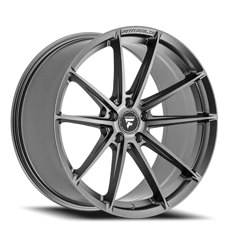 Fittipaldi Fs362G Wheel 20x10 5x115 Gloss Graphite 18mm - FREE T-SHIRT INCLUDED! Top Rated