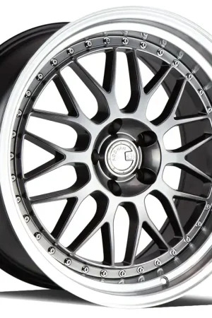 Aodhan Ah02 Wheel 19x9.5 5x120 Hyper Black w/ Machined Lip 35mm - FREE T-SHIRT INCLUDED! Warranty Included