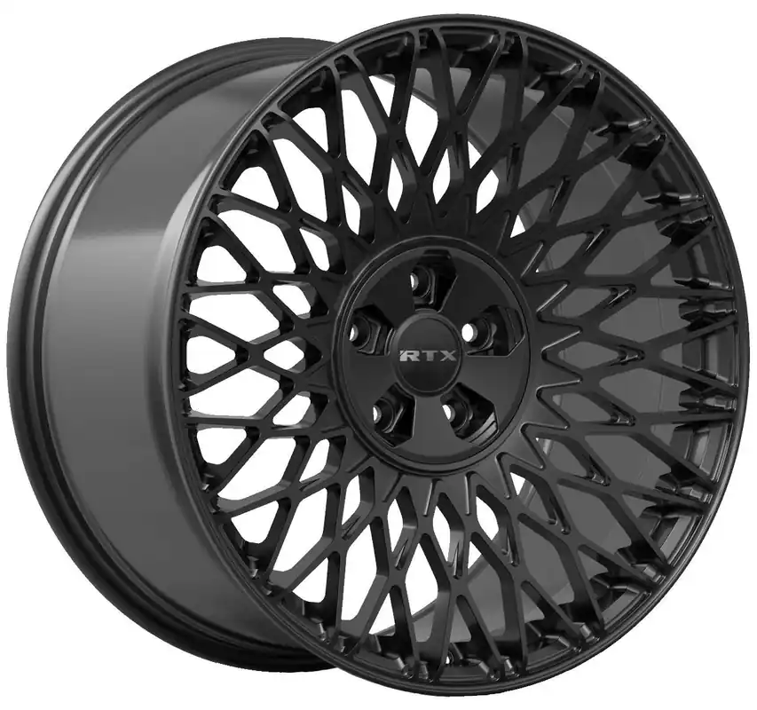 Price Cut RTX Mesh Wheel 19x8.5 5x108 & 5x114.3 Gloss Black 40mm 083411 - FREE T-SHIRT INCLUDED!