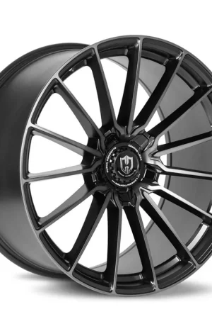 Curva Cff75 Wheel 20x10.5 5x112 Black Machined Face Dark Tint Satin Lacquer 35mm Buy Direct