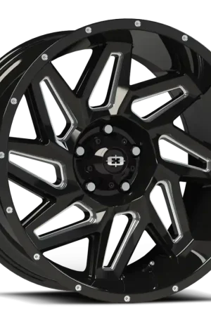 Big Sale Vision Spyder 361 Wheel 20x9 5x150 Gloss Black Milled Spoke 12mm