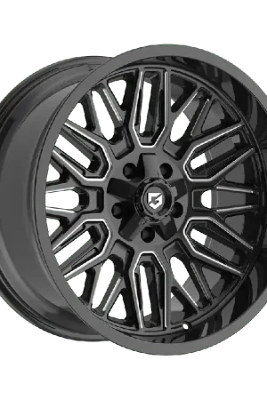 Worldwide Shipping Gear Off Road 775Bm Wheel 20x9 8x170 Gloss Black Milled 18mm