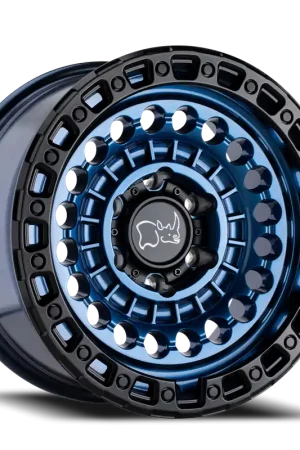 Black Rhino Sentinel Wheel 20x9.5 6x139.7 Cobalt Blue w/ Black Ring 12mm - FREE T-SHIRT INCLUDED! Next Day Delivery