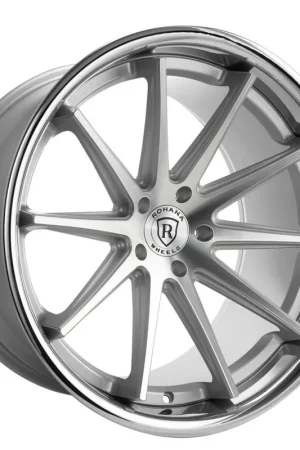 Rohana Rfc10 Wheel 22x9 5x114.3 Machine Silver w/ Chrome Lip 35mm - FREE T-SHIRT INCLUDED! Top Rated