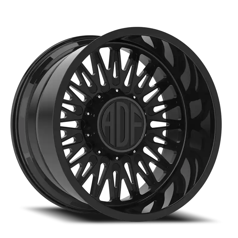 Adf Bobtail - Wheel 22x14 5x127 Gloss Black -76mm - MINIMUM PURCHASE OF 4 - FREE T-SHIRT INCLUDED! Instant Buy