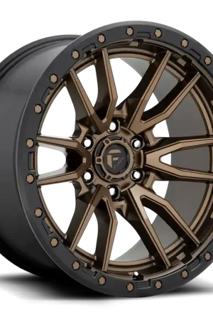 Fuel D681 Rebel Wheel 18x9 6x120 Matte Bronze With Black Ring 20mm - FREE T-SHIRT INCLUDED! Reduced Price