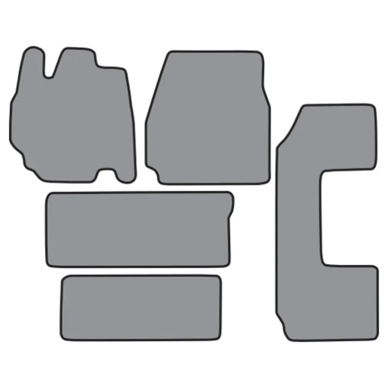 Today Only Floor Mats for 1995-1998 Ford Windstar 2pc Frts 2pc Rr Runners & Side Door 5pc (FM157 FM157R)