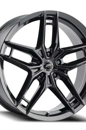 Platinum 464Bk Lotus Wheel 17x8 5x112 Gloss Black 40mm Same Day Shipping