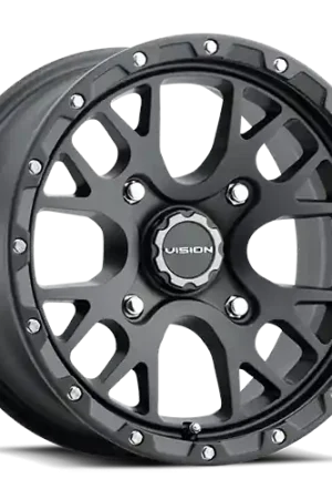 Price Drop Vision Rocker 545 Atv Utv Wheel 14x7 4x136 Satin Black 38mm