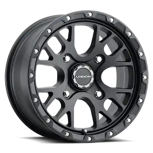 Price Drop Vision Rocker 545 Atv Utv Wheel 14x7 4x136 Satin Black 38mm